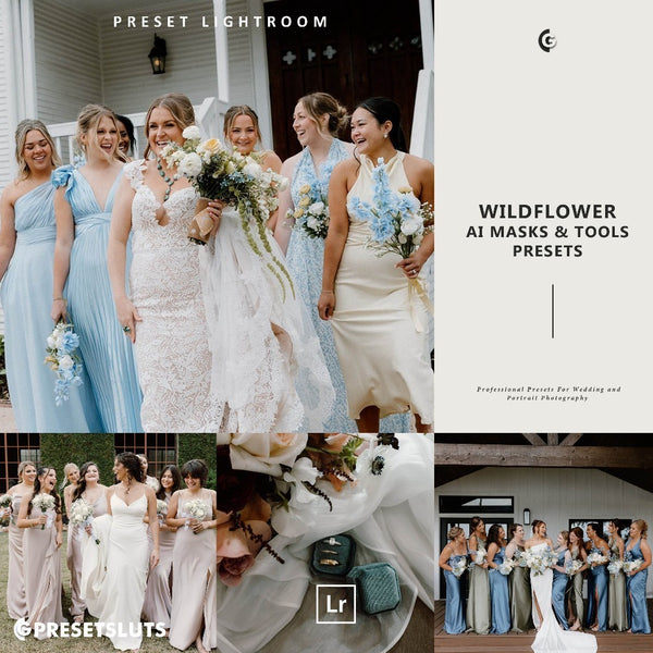 Lauren Ashleigh - Wildflower AI Masks & Tools Lightroom Presets[ MICHIGO STUDIO ]