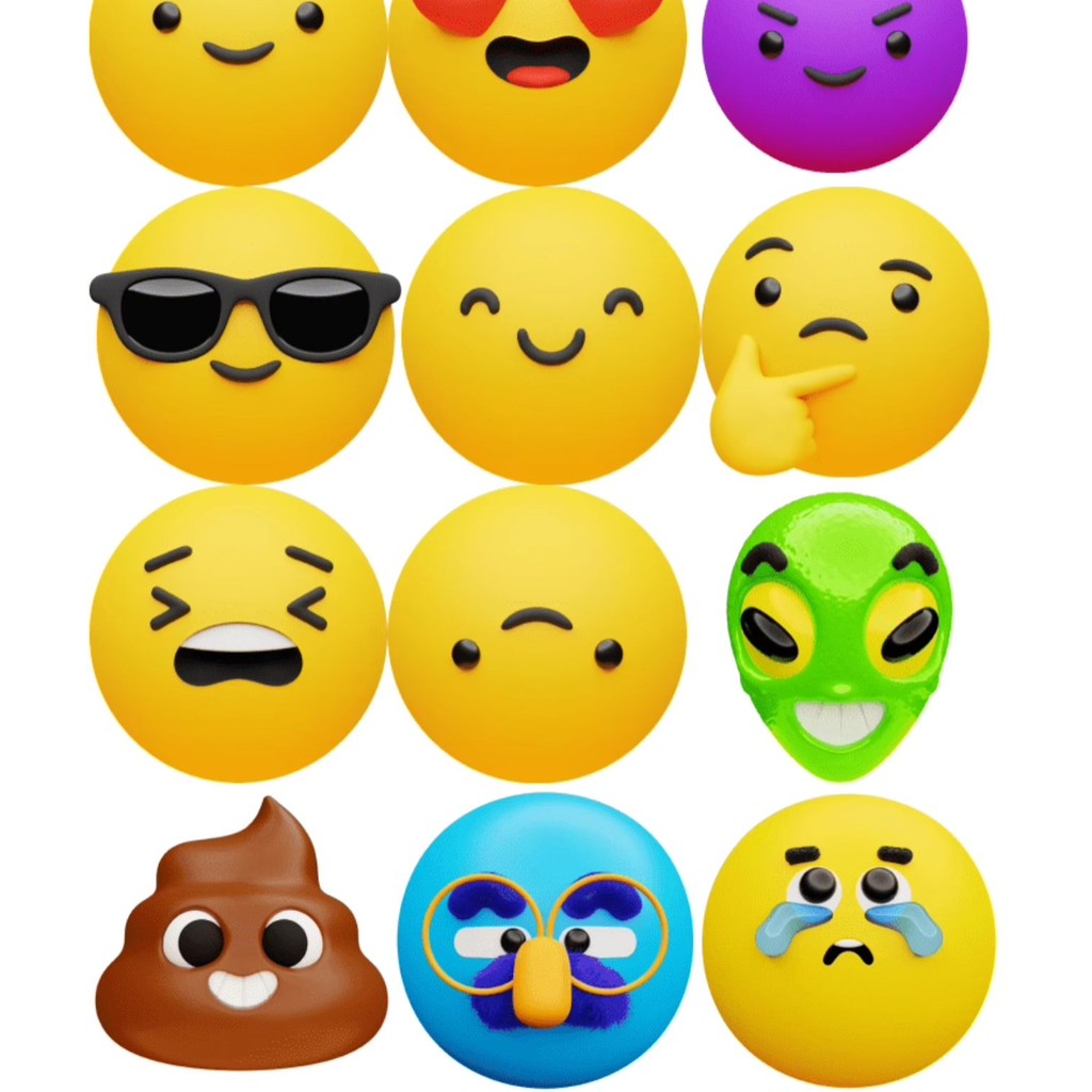 3D MODEL | 😀 220 Cute Emoji & Gesture 3D Models – Blender