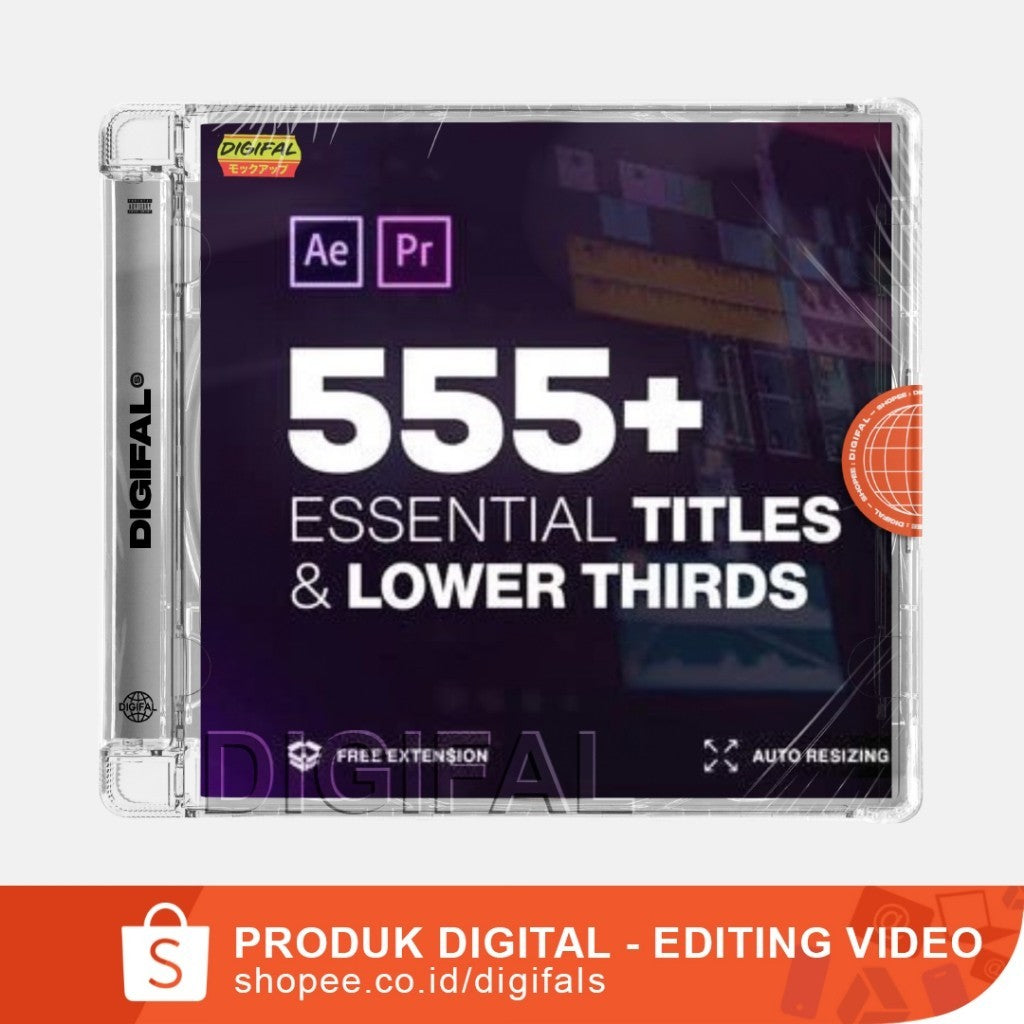 AtomX - 555+ Essential Titles & Lower Thirds - Premiere Pro & After Effect (Extension)[ MICHIGO STUDIO ]