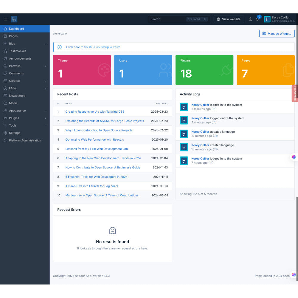 Source Code Website Portofolio Resume CV Laravel[ MICHIGO STUDIO ]