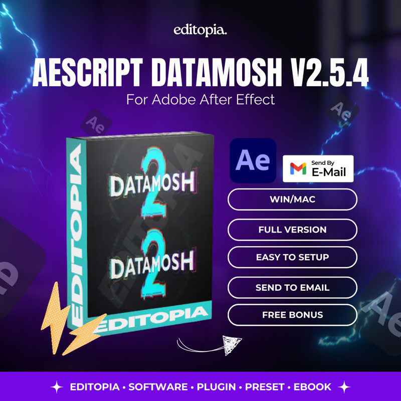 Datamosh 2 Plugin After Effect - Aescript Plugin[ MICHIGO STUDIO ]
