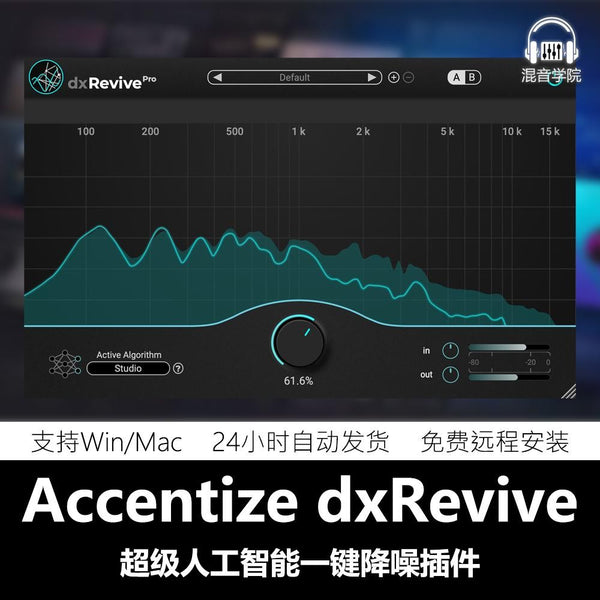 🎹 PLUGIN | Accentize dxRevive 2025 🎧 AI One-Click Noise Reduction & Audio Cleanup Plugin PC/Mac [ MICHIGO STUDIO ]