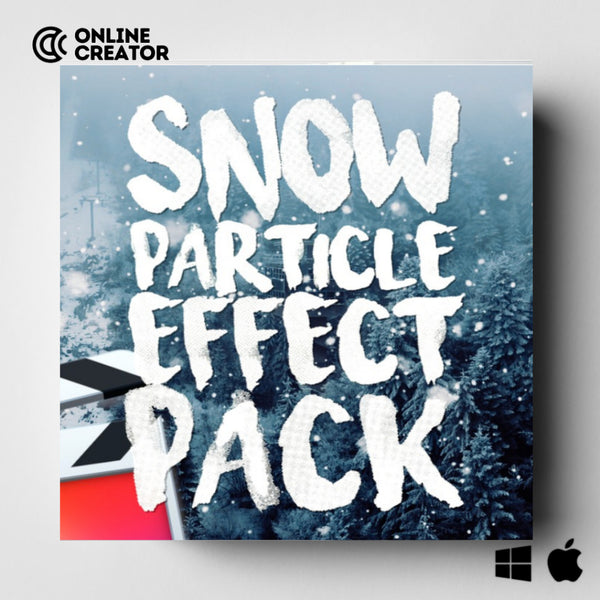 Ryan Nangle Snow Particle Effects Pack Final Cut Pro[ MICHIGO STUDIO ]