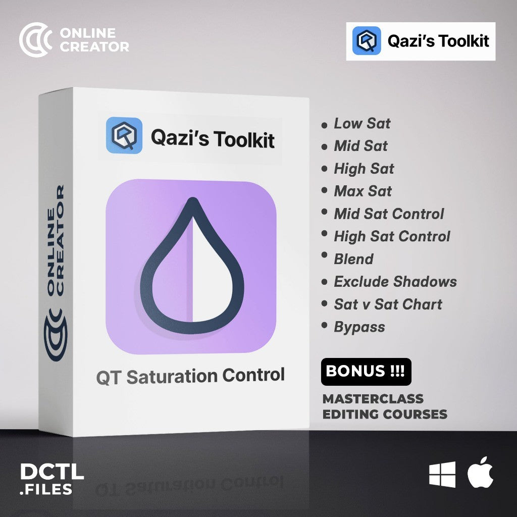 QT Bundle DCTL Waqaz Qazi Toolkit 720 [ MICHIGO STUDIO ]