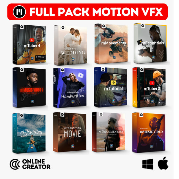 712 | MotionVFX Full Package Davinci Resolve Final Cut Pro[ MICHIGO STUDIO ]