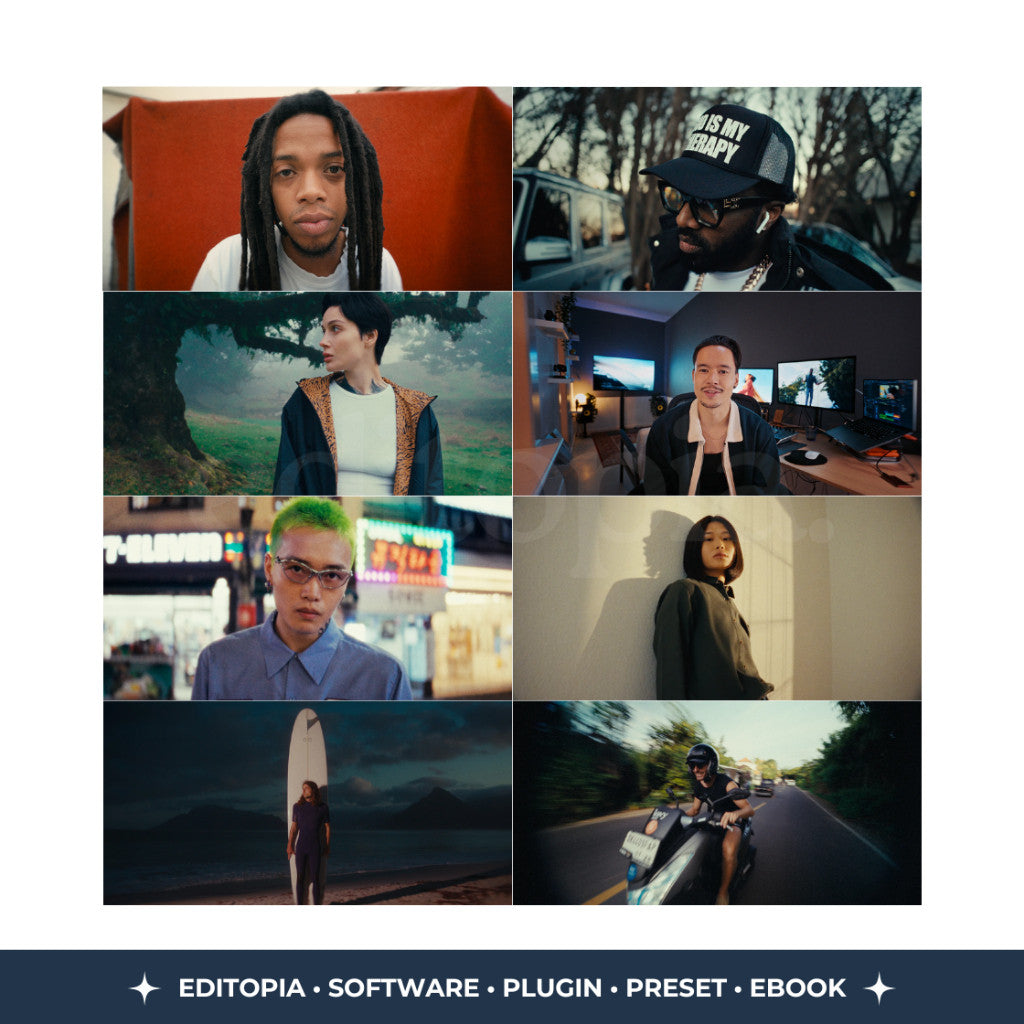 Vincent Color Film – Cinematic PowerGrade - For Davinci Resolve - Editopia[ MICHIGO STUDIO ]