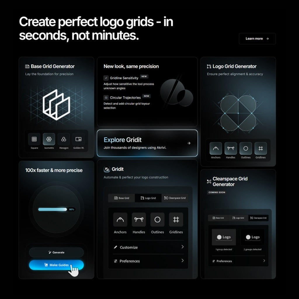 Akrivi - 3in1 Plugin Illustrator Automate Your Logo & Brand Identity[ MICHIGO STUDIO ]