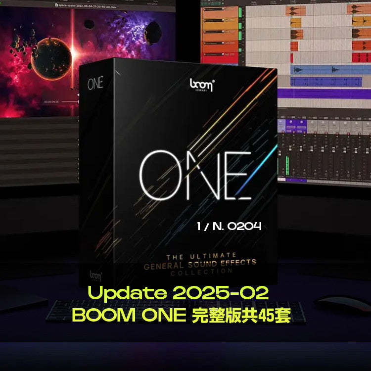 SFX | 🔊 Boom Library ONE 2025 – Full SFX Collection (45 Packs)