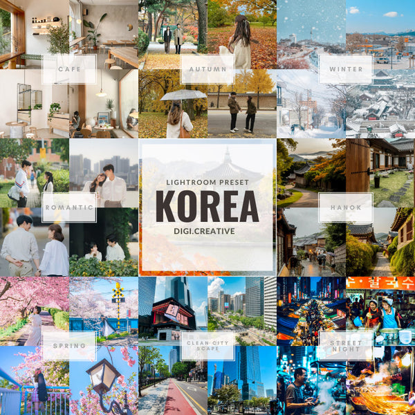 KOREA Trip Premium Preset Bundle | Lightroom Preset