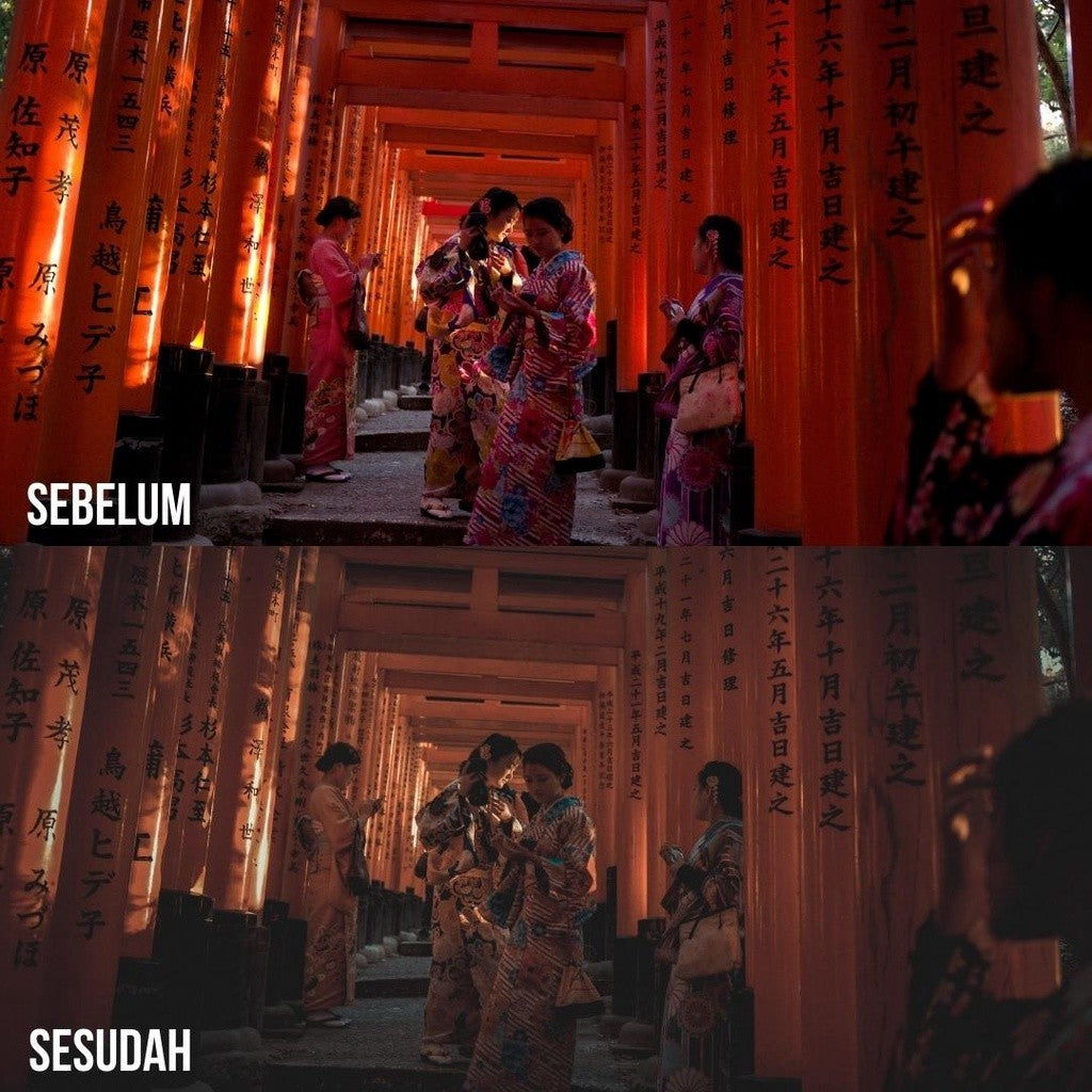 PRESET LIGHTROOM AESTHETIC JAPAN TONE PREMIUM Ver 1 (iOS & ANDROID) - BEST SELLER[ MICHIGO STUDIO ]