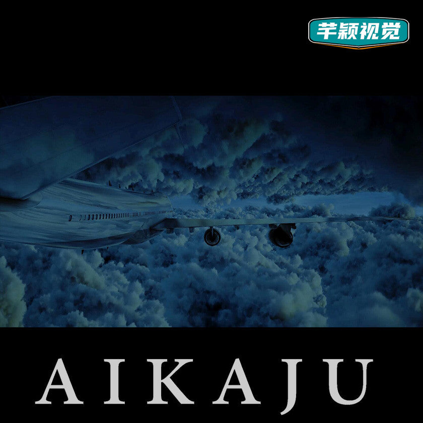 4K出冲屏3D飞机穿梭越云层天空视频 酒吧KTV包厢房LED大屏VJ素材[ MICHIGO STUDIO ]