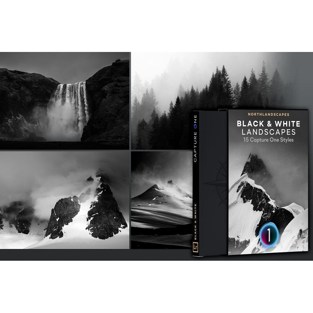 📸 C1 PRESET | Master Collection Capture One B&W, Forest & Landscape Travel Photography [ MICHIGO STUDIO ]