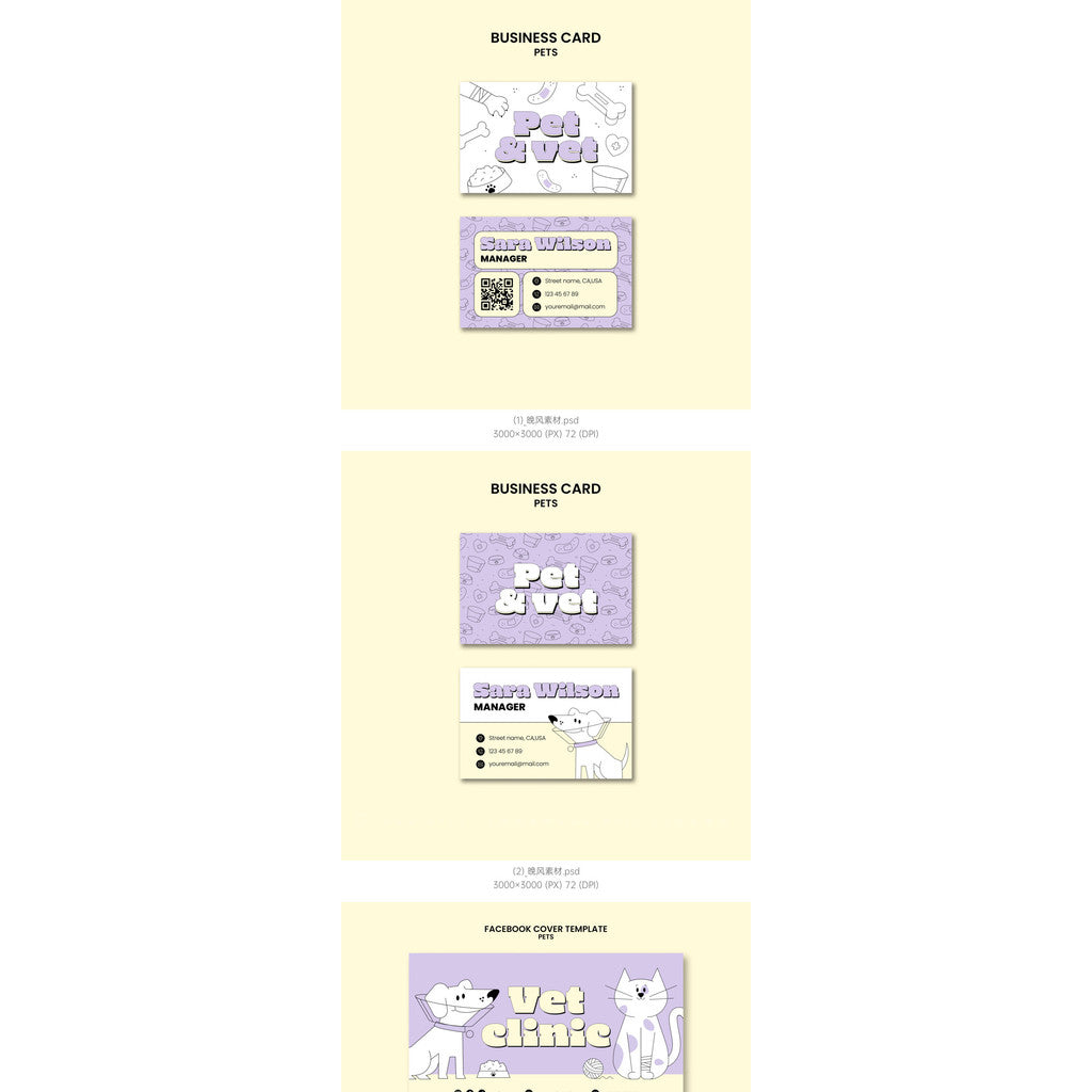PSD | 🐶 Pet Shop Poster Bundle – Cats & Dogs Editable PSD Templates