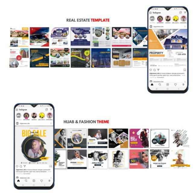 3000 Template Desain dan Video Promosi IG FB Format PPT Power Point Vidpoint dan Graphpoint[ MICHIGO STUDIO ]