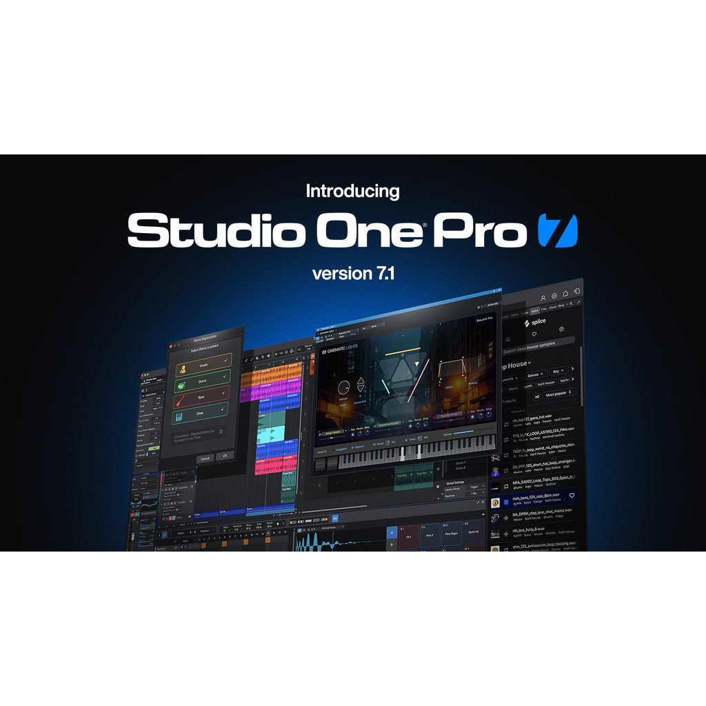 🎹 Studio One Pro 7 (2025) 🎶 Recording, Mixing & Music Production Software Win/Mac Version #411 [ MICHIGO STUDIO ]
