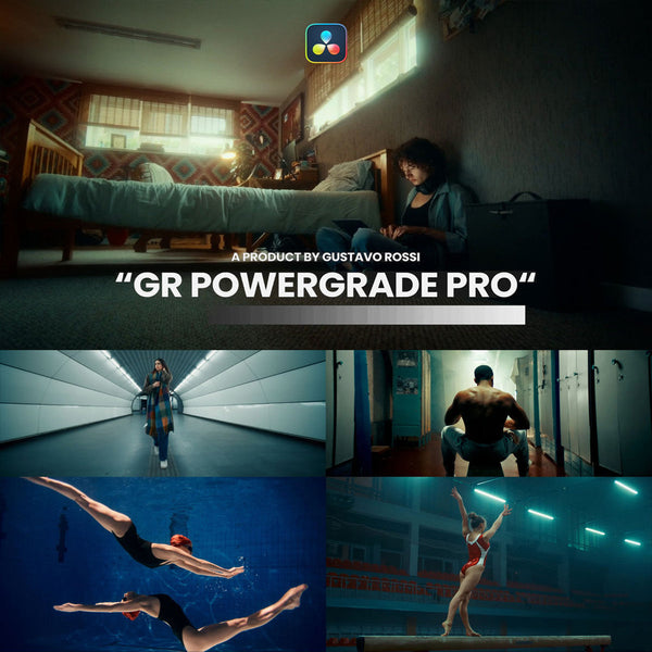 663🎞️ PowerGrade Pro | GR Film Emulation Color Grading Nodes + LUTs for DaVinci Resolve | MICHIGO STUDIO