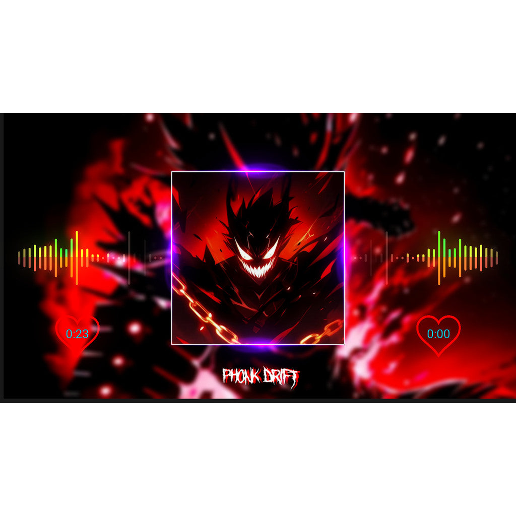 AVEE Player Music Visualization Music Template 13 Sets of Cool Shock Car Music 0012