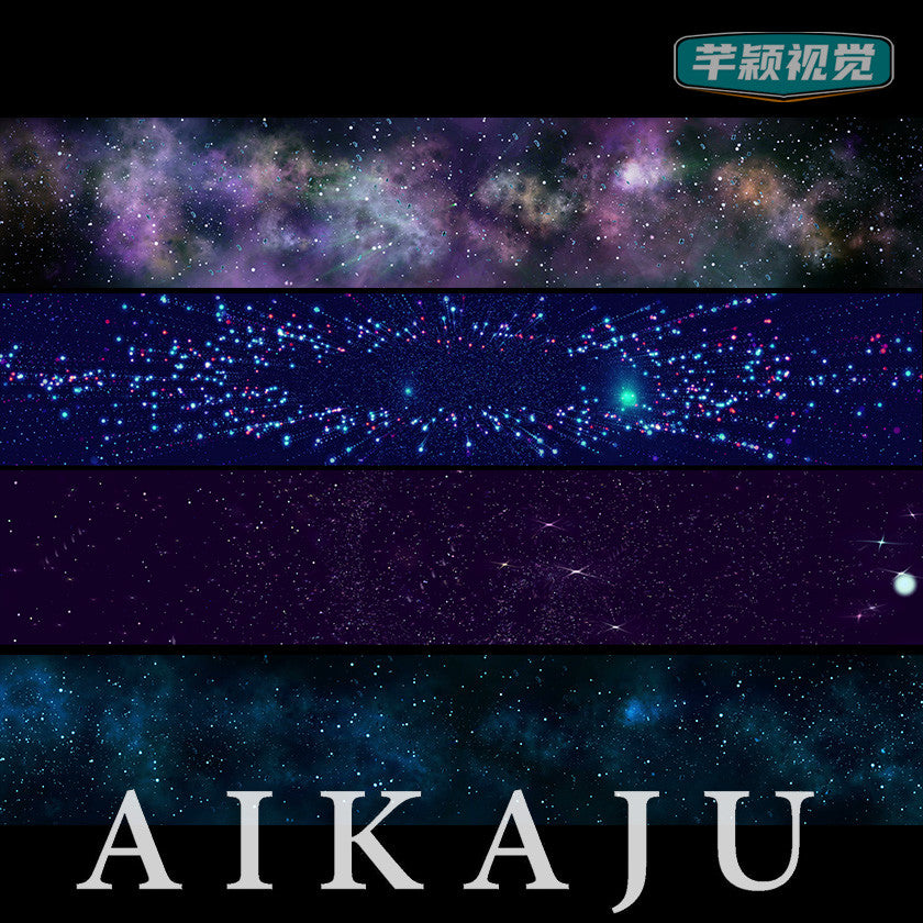4K宽屏抽象星空流星视频 商场天幕仰视门店铺户外创意LDE屏幕素材[ MICHIGO STUDIO ]