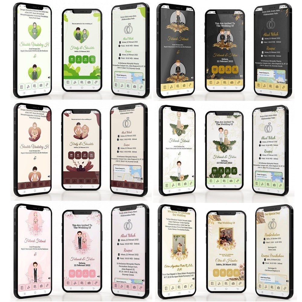 Template JSON Undangan Website Premium Wedding Web Invitation wordpress[ MICHIGO STUDIO ]