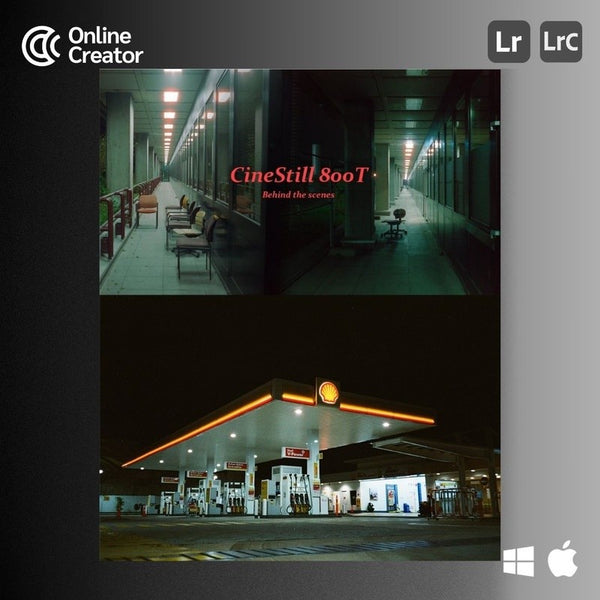 Cinestill 800T Lightroom Preset Desktop Android[ MICHIGO STUDIO ]