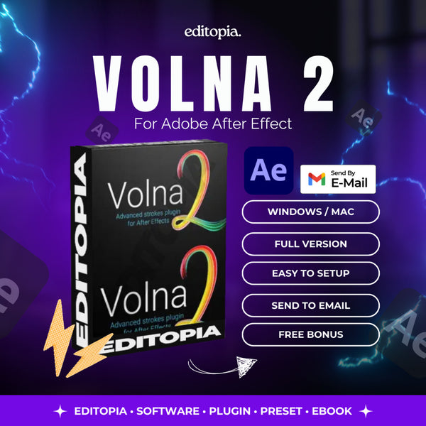 (Win/Mac) Volna 2 - After Effect Plugin - Aescript Plugin 723 [ MICHIGO STUDIO ]