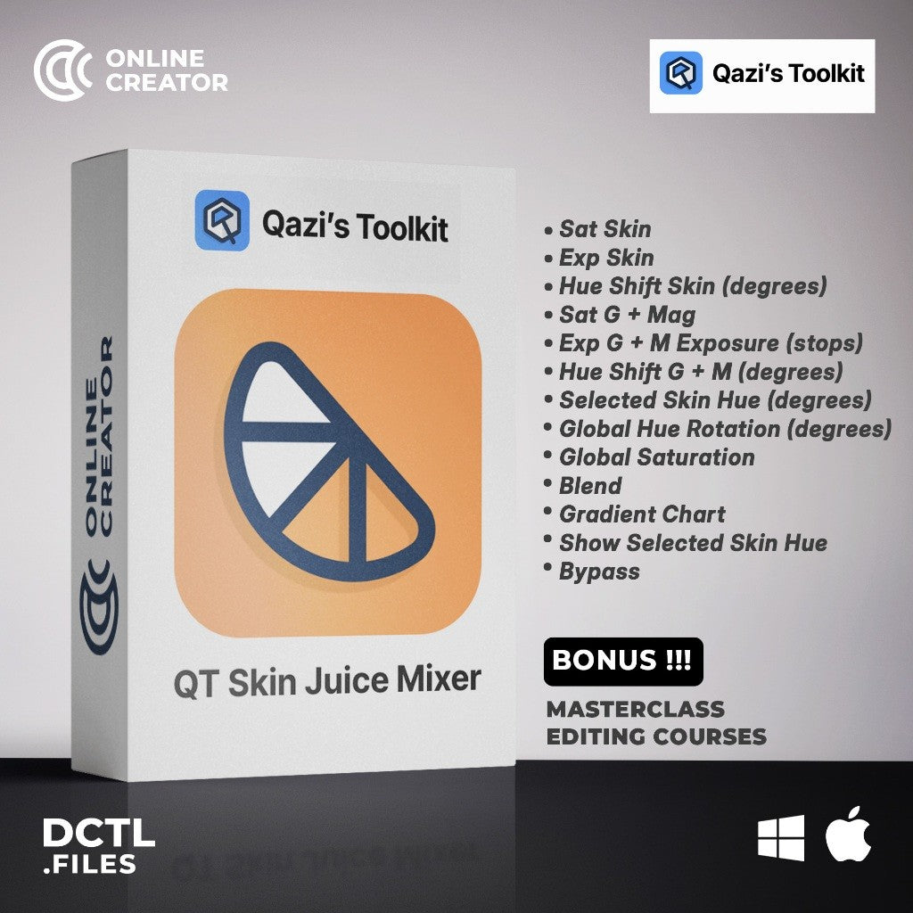 QT Bundle DCTL Waqaz Qazi Toolkit 720 [ MICHIGO STUDIO ]