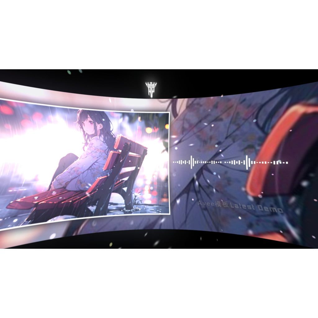 AVEE Advanced Special Effects Music Template Cool Visual Music Template 6 Sets of Tutorial Software 022