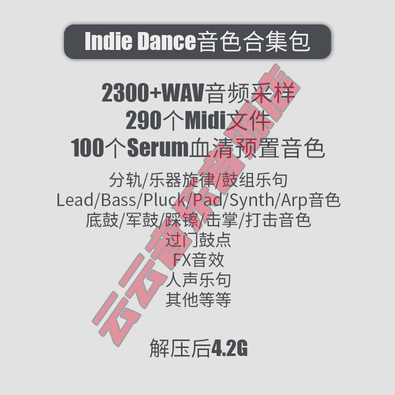 SAMPLE PACK | 🎶 Indie Dance Sample Pack – Vocals | Drums | Serum Presets | House EDM