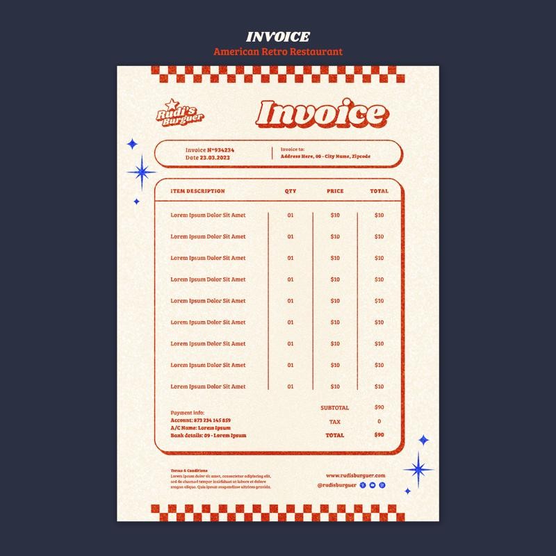 PSD | 🖼️ Retro Poster Template – Hand-Drawn Big Letter Illustration