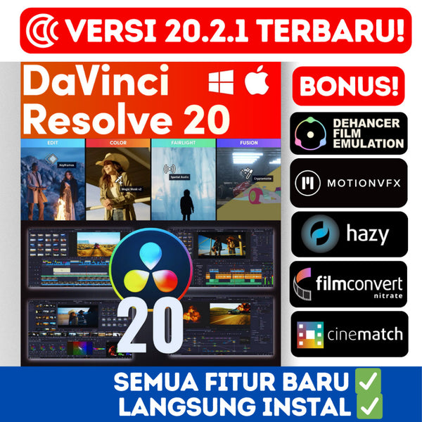 Davinci Resolve 20 Studio Update Windows MacOs[ MICHIGO STUDIO ]