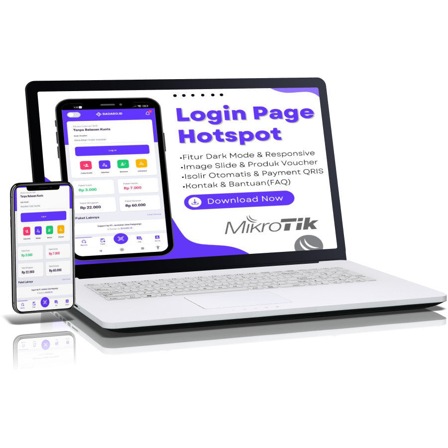 Template Login Page HotspotMikrotic[ MICHIGO STUDIO ]