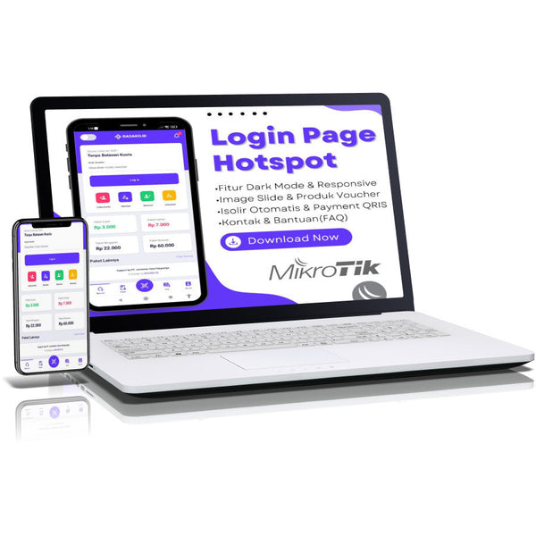 Template Login Page HotspotMikrotic[ MICHIGO STUDIO ]