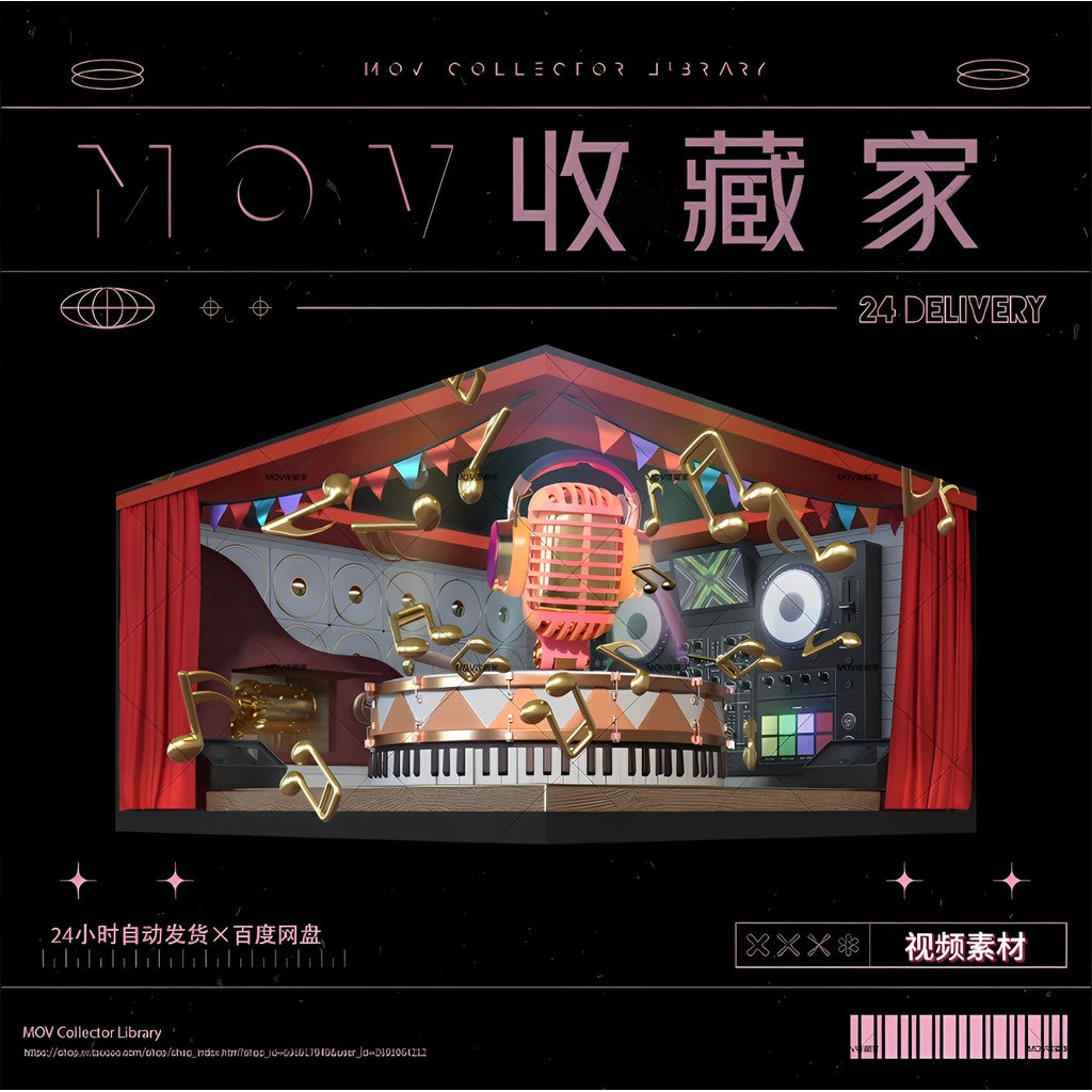 大屏幕裸眼立体3D宇航员海洋世界K歌广场酒吧LED屏背景VJ视频素材[ MICHIGO STUDIO ]