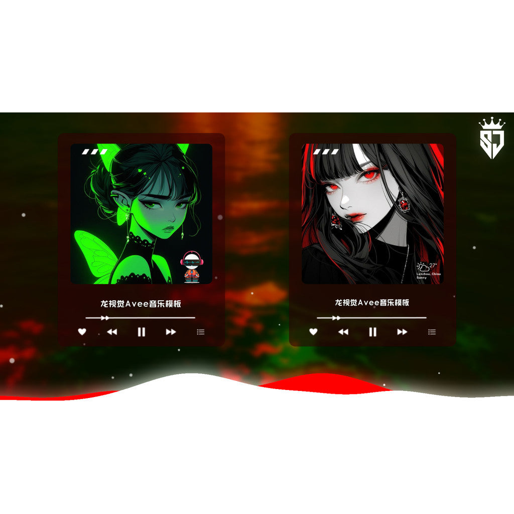 AVEE Music Template Special Offer 9.9 Yuan Boutique Phonk Template 6 Sets Free Tutorial Software 034