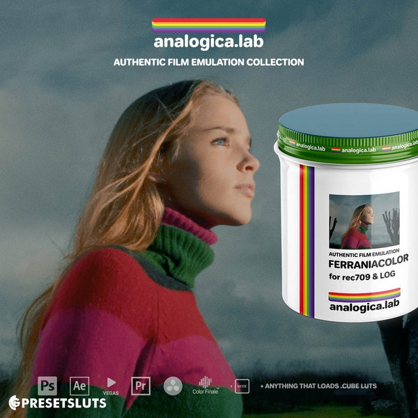Analogica Lab – Ferraniacolor 35MM Film Emulation | ADOBE PREMIERE DAVINCI RESOLVE[ MICHIGO STUDIO ]