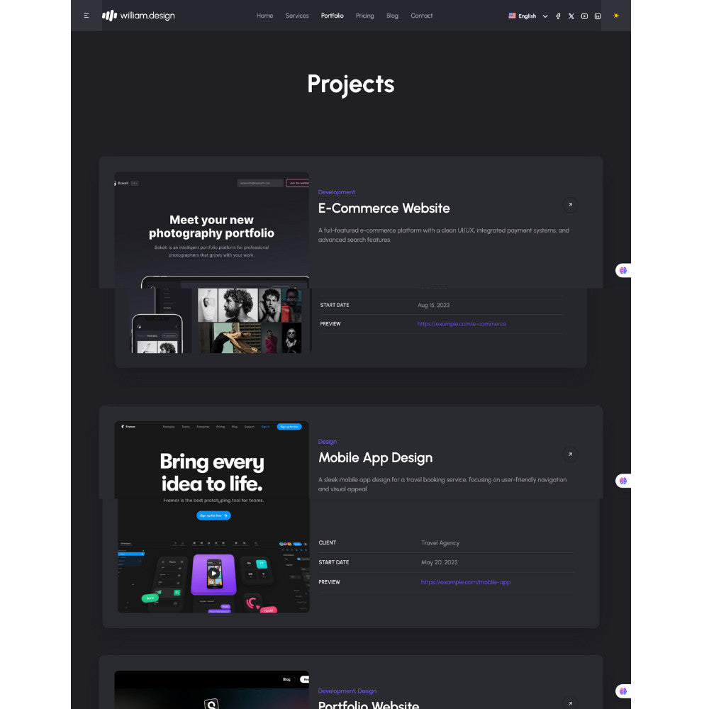 Source Code Website Portofolio Resume CV Laravel[ MICHIGO STUDIO ]