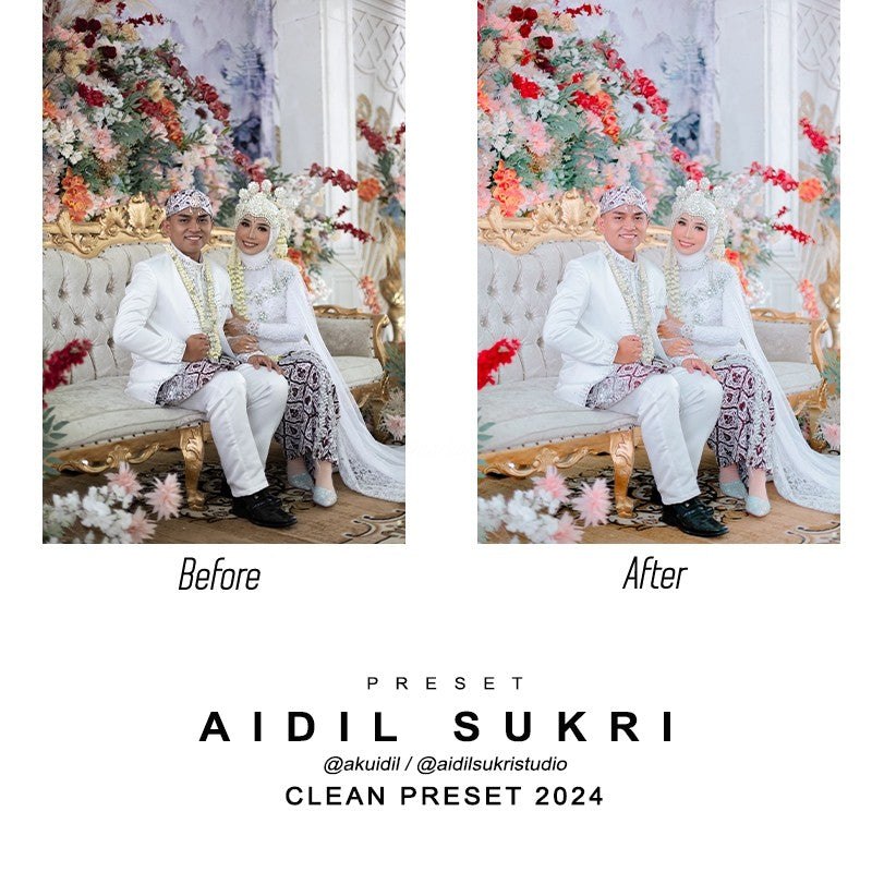 PRESET CLEAN AIDIL SUKRI ORIGINAL 2024[ MICHIGO STUDIO ]