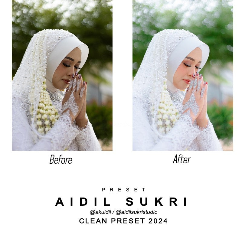 PRESET CLEAN AIDIL SUKRI ORIGINAL 2024[ MICHIGO STUDIO ]
