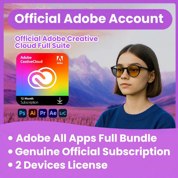 1 YEARS Adobe Creative Cloud Full Bundle 2025 | Official Subscription |【USE YOUR OWN ACCOUNT】[ MICHIGO STUDIO ]
