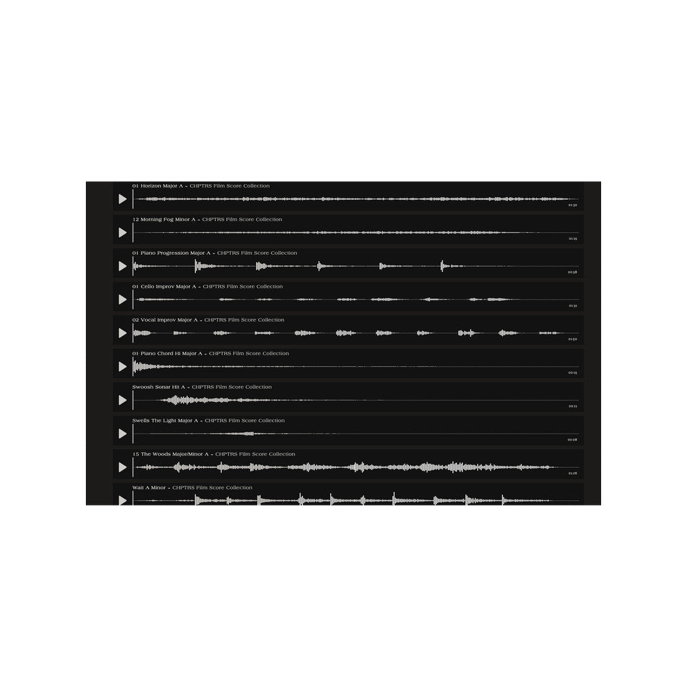🎛️ Multiply Sound Film Score Collection Vol 1 + Vol 2  / CHPTRS Film Score Collection [MICHIGO STUDIO]