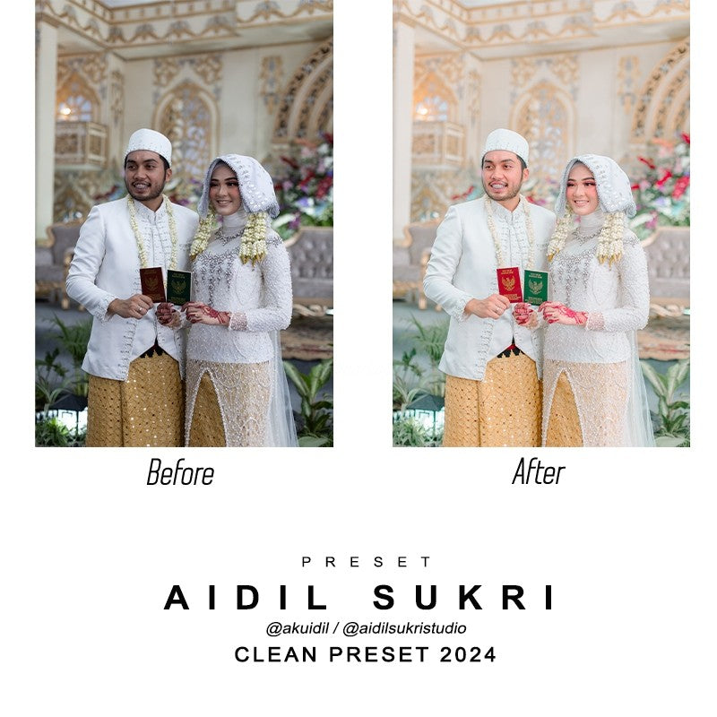 PRESET CLEAN AIDIL SUKRI ORIGINAL 2024[ MICHIGO STUDIO ]