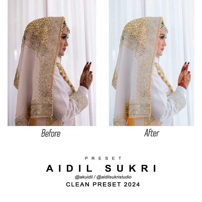 PRESET CLEAN AIDIL SUKRI ORIGINAL 2024[ MICHIGO STUDIO ]