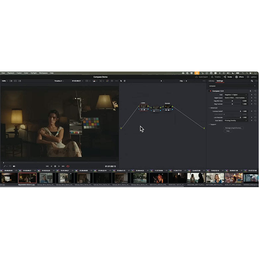 🧭 DaVinci Plugin: Compass 1.0.0 Film Scan Negative Space Color Grading by Cullen Kelly [MICHIGO STUDIO]