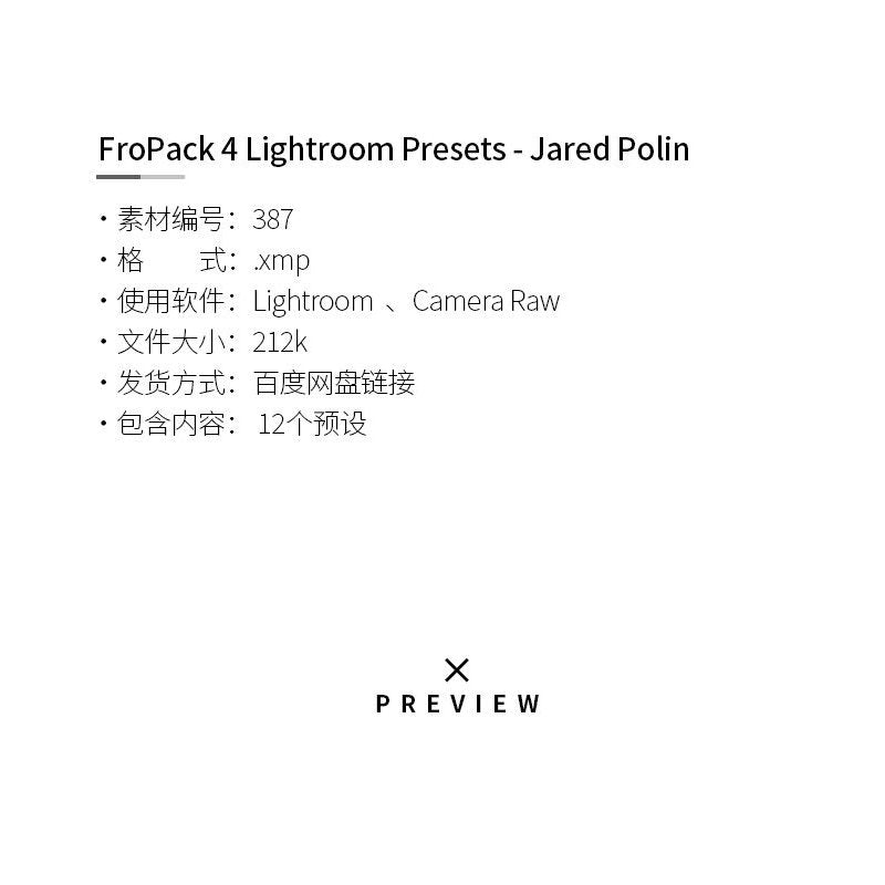 🎨 [LR Preset] FroPack 4 – Jared Polin afro-style photo color grading presets [MICHIGO STUDIO] ✨📸