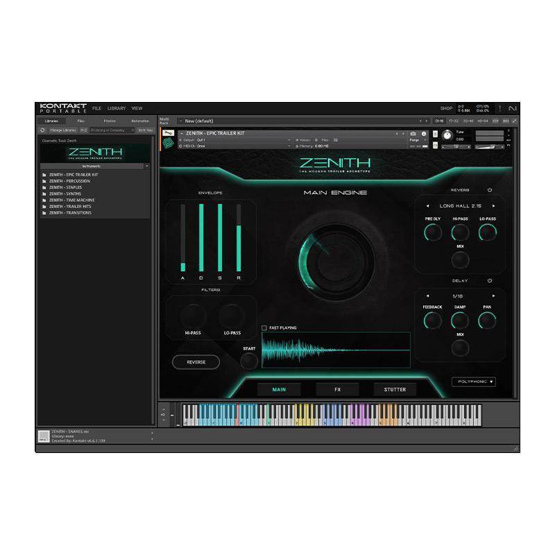 🚀 Cinematic Tools Zenith Sound Library Epic Sci-Fi Trailer & Modern Film SFX [MICHIGO STUDIO]