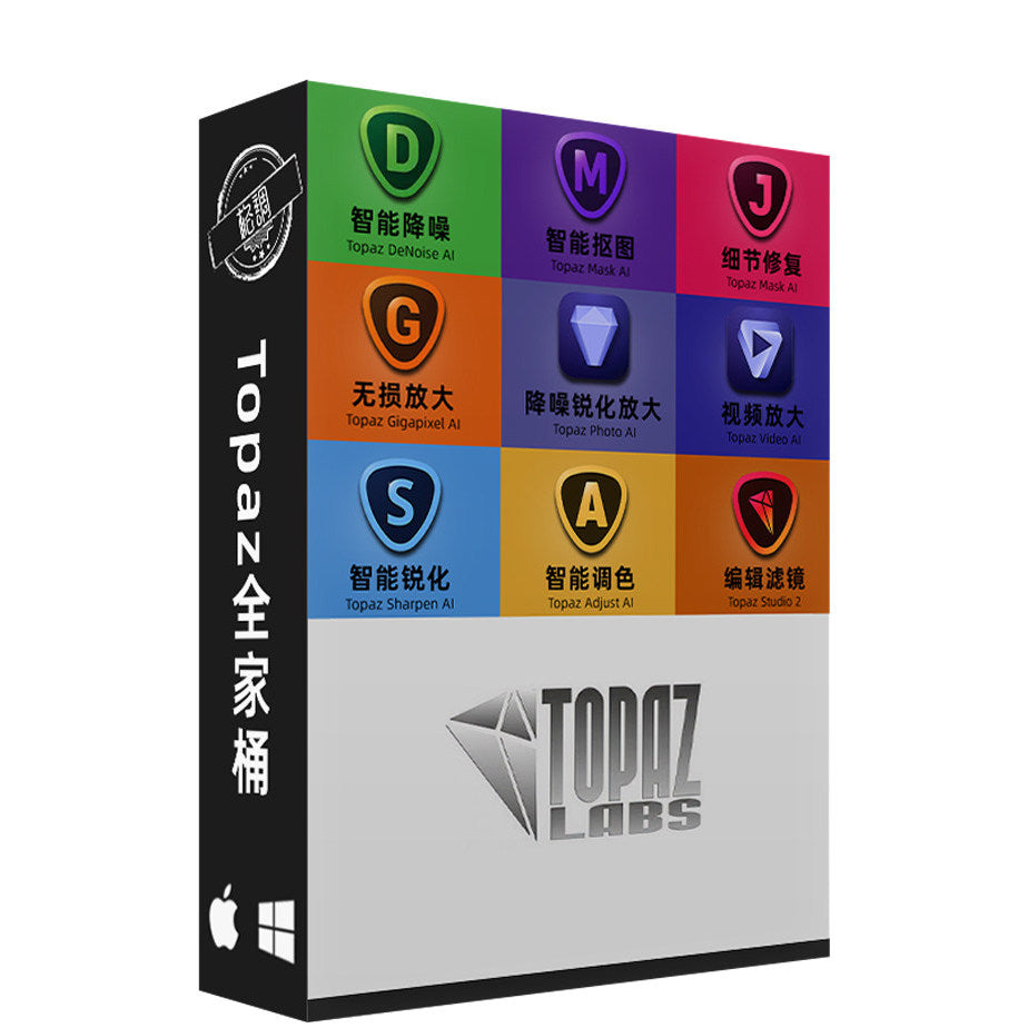 🤖 Topaz AI Bundle Photo & Video Enhance, Deblur, DeNoise & Upscale AI Tools [MICHIGO STUDIO]