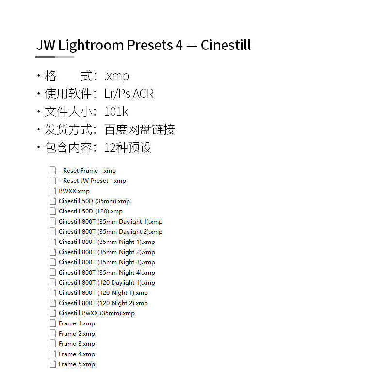 🎞️ **LR Vintage Night Film Grain Presets – JW 4 [ MICHIGO STUDIO ]** 🌙✨