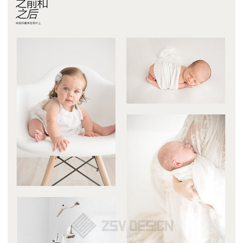 🎨 [LR Preset] Clean bright white portrait presets – children, babies & wedding photography [MICHIGO STUDIO] 👶💍📸✨