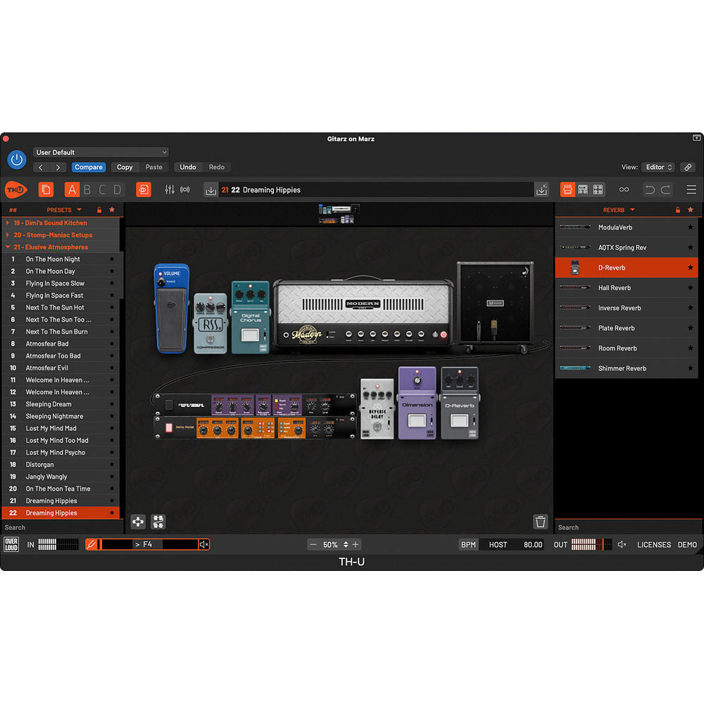 🎸 Overloud TH-U Premium 2 Pro Guitar Amp & Effects Simulator Plugin Win Mac [MICHIGO STUDIO]
