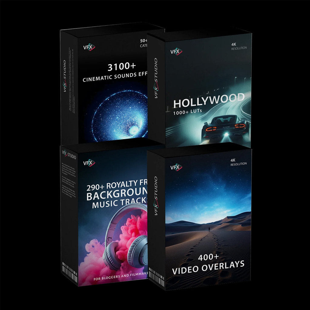 🎬🎵 [Bundle] 4700+ color grading, sound & video assets – Products Essential Filmmakers Bundle [MICHIGO STUDIO] ✨